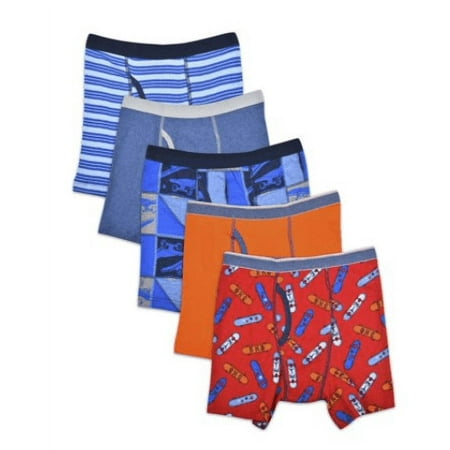 Wonder Nation Boys Underwear, Boxer Briefs, 5-Pack, Sizes S-XL