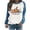 Blue, variant on SwiftWear Women's Thanksgiving Pumpkin Print Sweatshirt - Fashion Raglan Long Sleeve Crewneck Top, Halloween Soft It's Fall Y'all Pullover Shirt Green