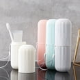 thumbnail image 4 of MesaSe Household Travel Mouthwash Cup Toothbrush Cup Makeup Brush Storage Box Travel Wash Cup Portable Couple Toothbrush Toothpaste Storage Box Simple Toothbrush Mouthwash Cup Toothjar Se, 4 of 5