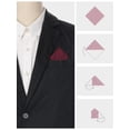 thumbnail image 3 of INSPIRE CHIC Costume Formel pour Hommes en Velours Couleur Unie avec Poche Carrée, 3 of 4