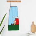thumbnail image 4 of Delantal con pechera unisex personalizado de S-Snoopys para adultos, mujeres y hombres, delantal de chef para cocina, cocina, Charlie Brown, anime, jardinería, 4 of 5