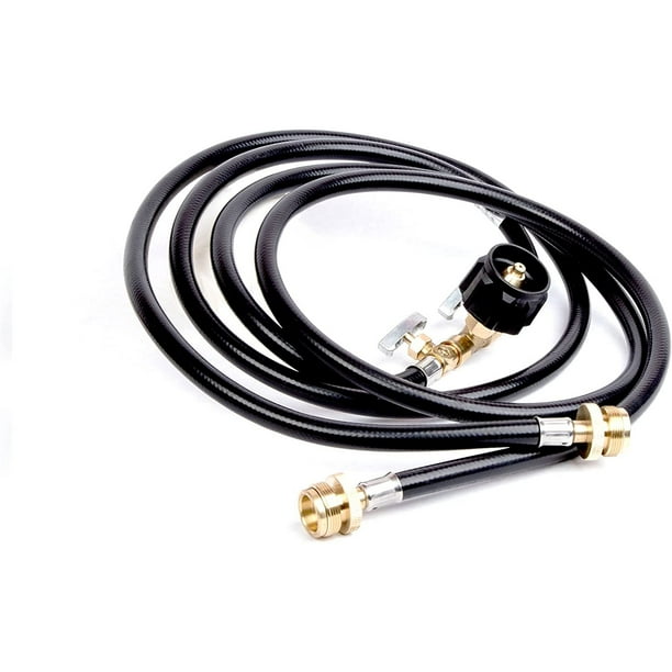 UlaREYoy Propane Hose, Propane Tank Adapter 5 Feet 2 Way CGA Propane