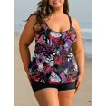 thumbnail image 2 of Traje de baño Tankini Aleumdr para mujer, talla grande, Tummy Control, 2 of 7