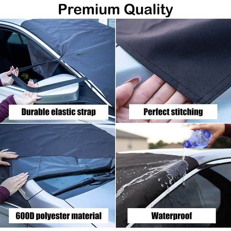 EcoNour Car Windshield Cover for Ice and Snow (69 x 42
