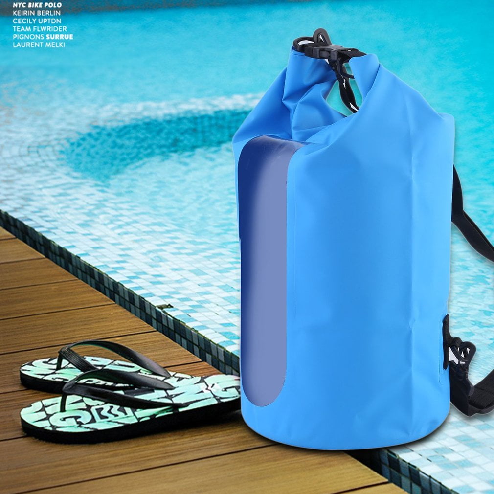 Waterproof Dry Bag,Waterproof Dry Bag Roll Top Survival Sack Kit Dry Gear Bag Camping Equipment by wantyouabc