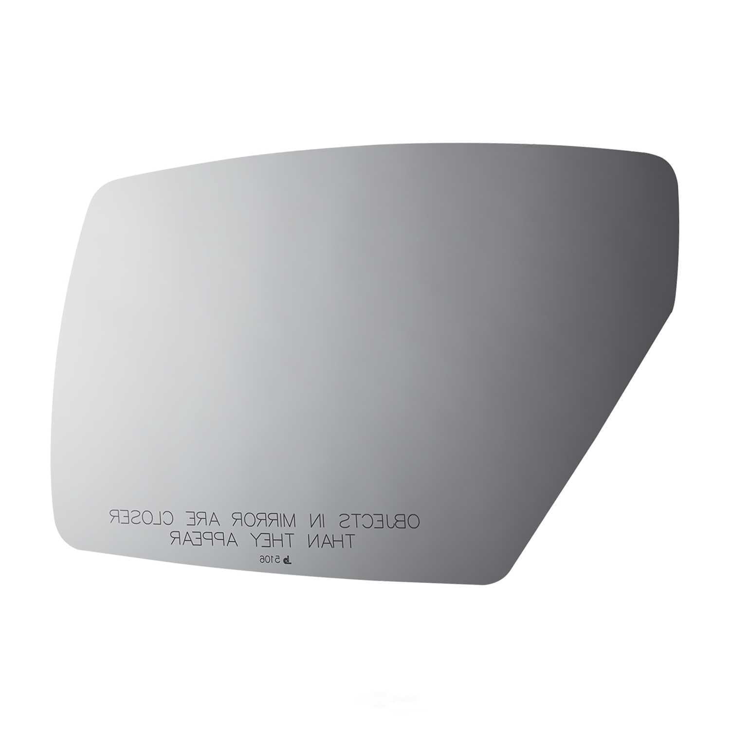 Burco Side View Mirror Replacement Glass - Clear Glass - 5106