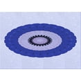 thumbnail image 1 of Ahgly Company Machine Washable Indoor Rectangle Transitional Heavenly Blue Area Rugs, 2' x 3', 1 of 7