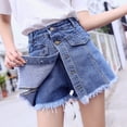 thumbnail image 4 of Falda corta de mezclilla para mujer, moda de verano 2020, faldas, pantalones vaqueros cortos de cintura alta, pantalones vaqueros de S-XXL con botones para mujer, 4 of 5