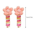 thumbnail image 2 of Holloyiver Colorful Telephone Wire Hair Bands For Kids, Spiral Hair Ties, 2023 New Bowknot Braided Telephone Wire Hair Bands, Headband Holder, Braid Accessories For Women Girls（2PC）, 2 of 4