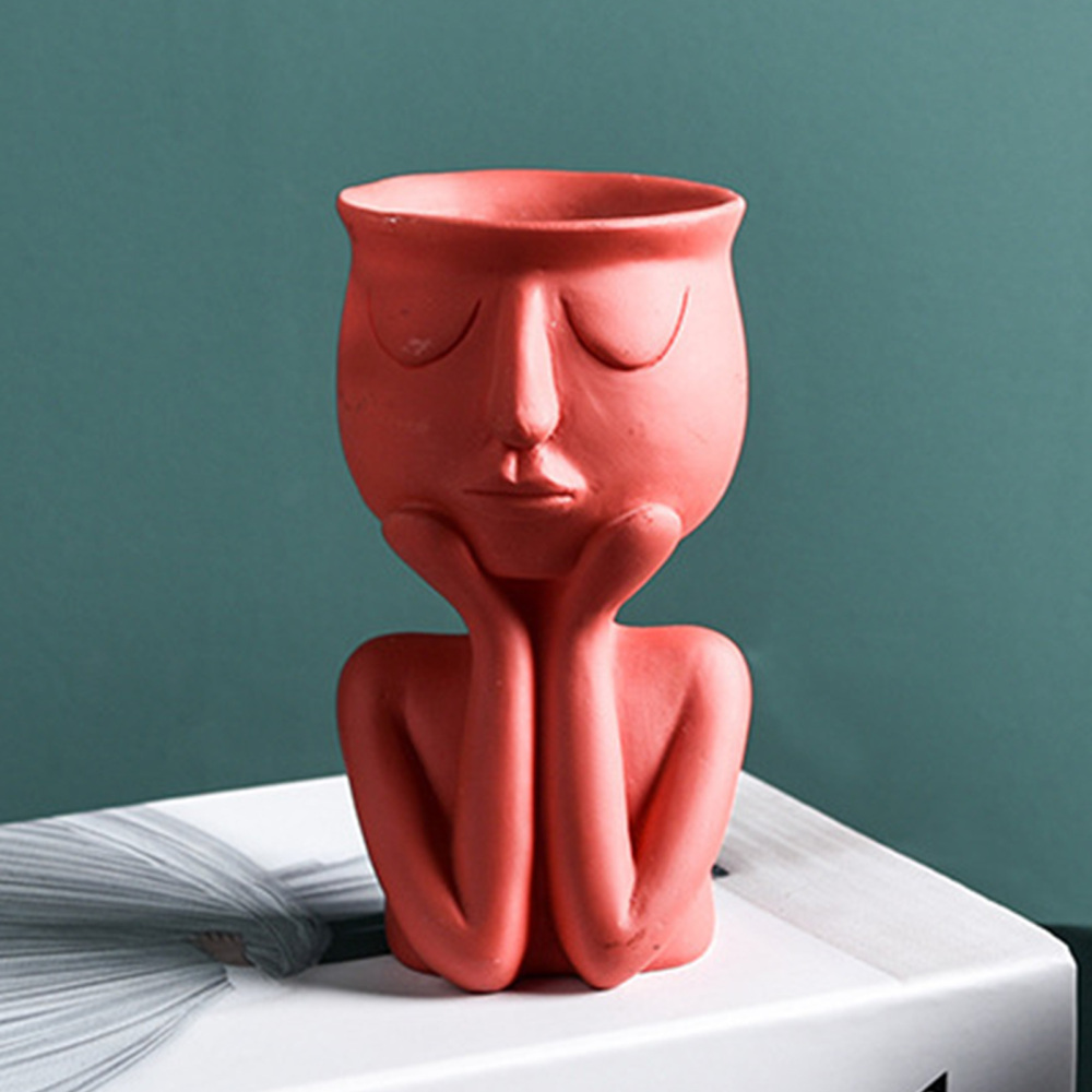 Face Planter Pots Head Planter Succulent Planters Cute Face Head