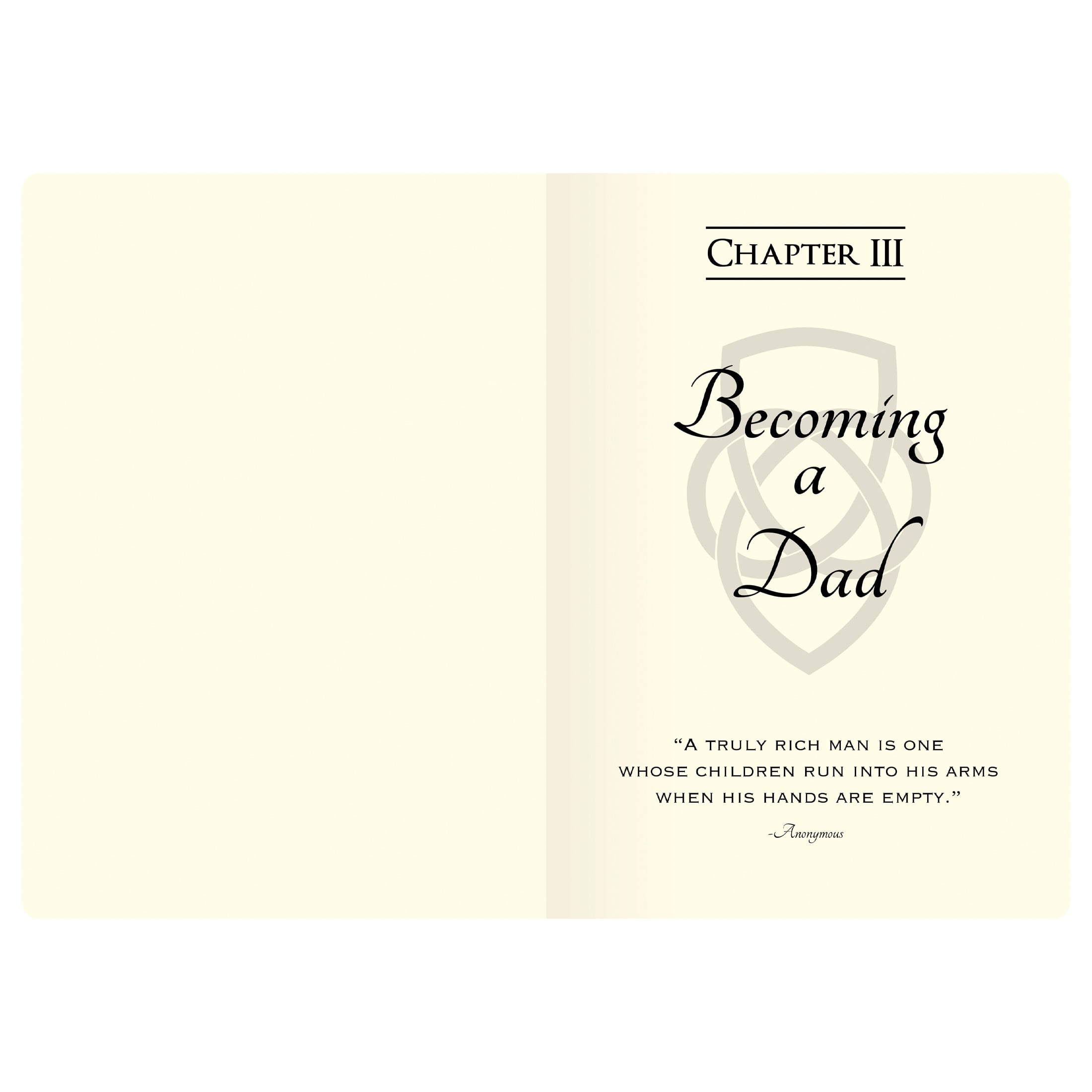 Piccadilly Father's Story Journal Ages 12+, Hardcover Edition