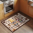 thumbnail image 2 of Bathroom Rugs 2x3 Ft, Farmhouse Coffee Time Non Slip Area Rugs for Kitchen Bedroom Entryway, Vintage Gnomes Desserts Khaki Plaid Washable Carpet Runner Rug Floor Mats for Bedroom Home Decor, 2 of 8