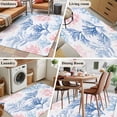 thumbnail image 5 of 3'x5' Area Rugs, Blue Pink Coral Indoor Outdoor Area Rug for Living Room Bedroom, Beach Ocean Summer Coastal Washable Bathroom Rugs Kitchen Floor Carpet Mats Home Decor Aesthetic, 5 of 8