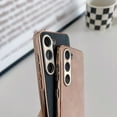 thumbnail image 3 of Frusde for Samsung Galaxy S24 Ultra S24 Plus S24 Luxury Leather Slim Shockproof Plating Business Case for Men, 3 of 6