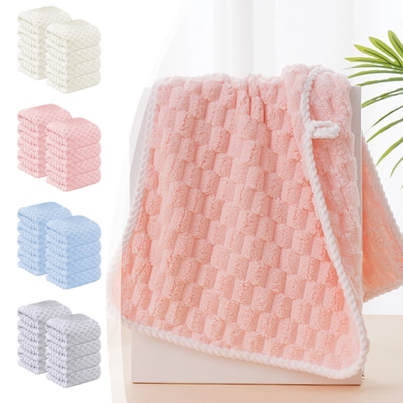 Summer Savings Clearance! Boovnll 8 Pack Hand Towels for Bathroom, 13x30" Super Soft & Absorbent Quick Dry Solid Color Towels, Thicken Microfiber Hand Towels for Hotel, Pool, Spa, Beach, Towels