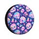 thumbnail image 1 of Fotbe colorful Skull mushroom rainbow Funda de Llanta de Repuesto con Estampado, Engrosada, Ajuste Universal para Jeep, Remolque, RV, SUV, Camión-16 inch, 1 of 6