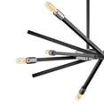 thumbnail image 7 of 4765SK Hinkley Lighting Archer - 6 Light Medium Chandelier in Transitional-Modern-Scandinavian Style - 26 Inches Wide by 26 Inches High-Satin Black, 7 of 7