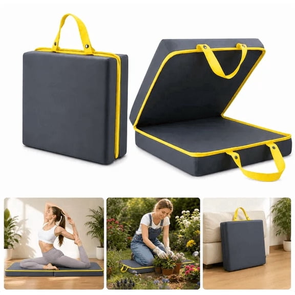 Extra Thick Foldable Waterproof Kneeling Pad, Soft Multi-Purpose Cushion for Gardening, Household Repair & Exercise