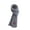 Gray, variant on Winter Scarf Children's Solid Color Chunky Knit Thickened Thermal Neck Warmer Versatile Adorable Leather Label Scarf Unisex Style Windproof Outdoor Essential