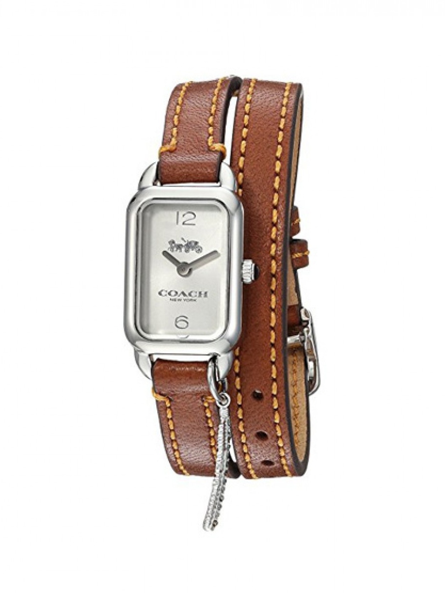 coach double wrap watch