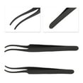 thumbnail image 3 of Unique Bargains 1 Pc Round-headed Eyelashes Tweezers for Bathroom Black Stainless Steel, 3 of 6