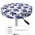 thumbnail image 4 of Gukieu Boho elephant Print Round Chair Cover, Dust-proof and Non-slip Bar Chair Protective Cover, Suitable for Bars, Restaurants, Offices-12 inch, 4 of 7