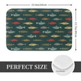 thumbnail image 2 of Kdxio River Freshwater Fish,16" x 24", Non-Slip Front Door Mats,Outdoor Welcome Mat Washable, 2 of 9