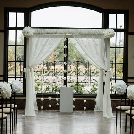 Adjustable Pipe Supports - BalsaCircle Black 10 ft x 10 ft Heavy Duty Adjustable Pipe and Drape Kit Backdrop Support Stand - Wedding Party Photo Booth Studio