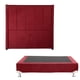 thumbnail image 1 of Box Base Cama Matrimonial + Cabecera Nizza Rojo, 1 of 7