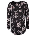 thumbnail image 4 of LUXUR Blouse Tunique de Travail Ample à Manches Longues pour Femmes Noir P, 4 of 4