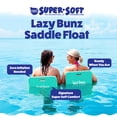 thumbnail image 3 of TRC Recreation Lazy Bunz Pool Lounger Float - Foam Water Saddle - Mint Green, 3 of 8