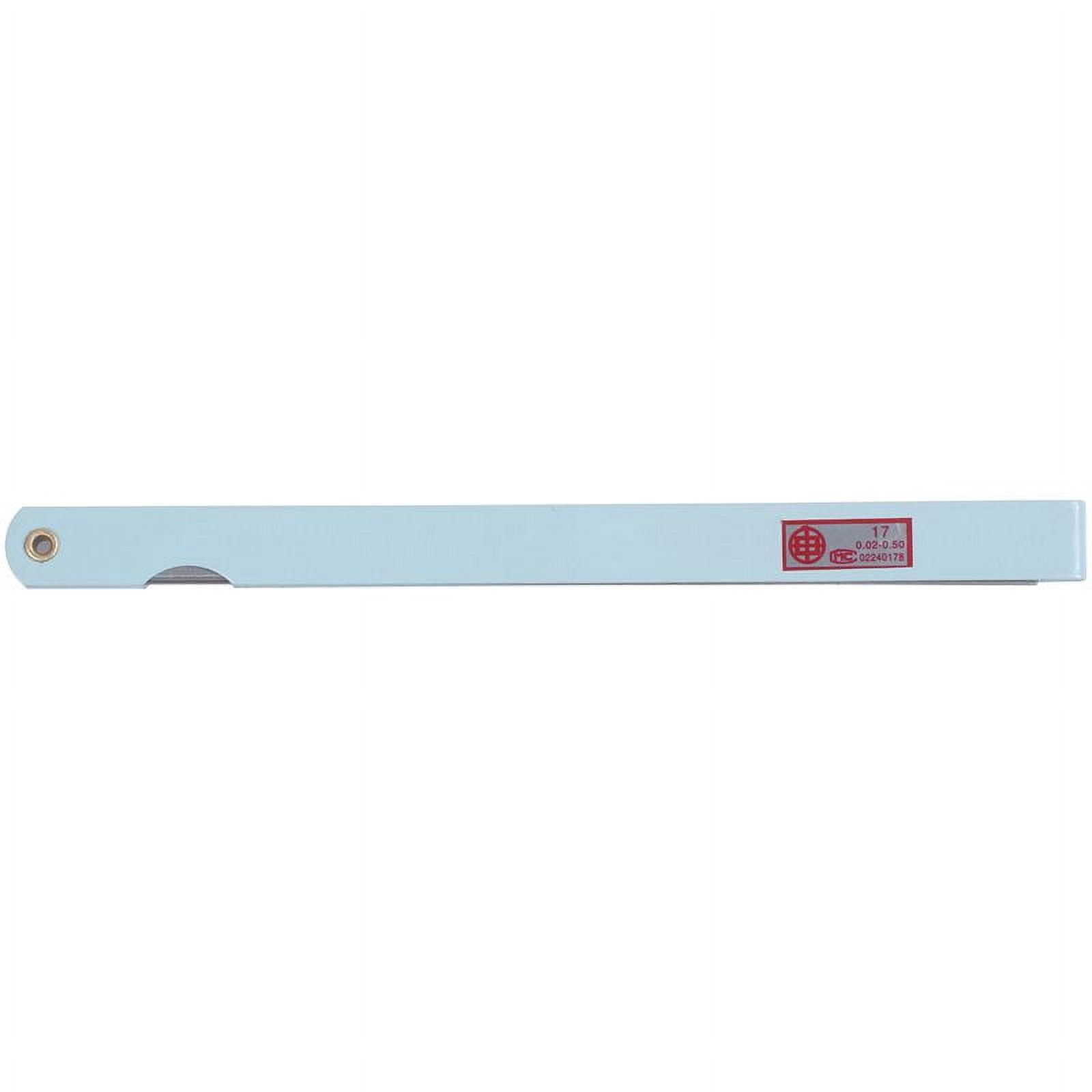 200mm Long 17 Leaves 0.02mm-1.0mm Gap Thick Measure Feeler Gauge Gage ,Easy to Use