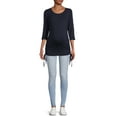 thumbnail image 6 of Oh! Mamma Maternity Women's Sideseam Drawstring Top (Women's and Women's Plus), 6 of 6
