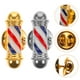 thumbnail image 5 of 2pcs creative barber shop broche broche barber shop broche broche pin de solapa, 5 of 8
