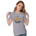 thumbnail image 3 of US Army Est 1775 Duty Honor Country Women's T Shirt Ladies Tee Brisco Brands X, 3 of 5