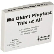 We Didnt Playtest This At All Party Game, by Asmadi Games