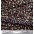 thumbnail image 2 of Soimoi Poly Georgette Fabric Mandala Kaleidoscope Print Fabric by The Yard 52 Inch Wide, 2 of 3