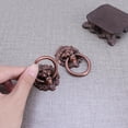 thumbnail image 4 of Minkissy 6pcs Zinc Alloy Drawer Ring Door Rings With Lion Head For Furniture Update, 4 of 5