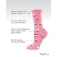 thumbnail image 3 of MeMoi Sweet Treats Cake Bamboo Blend Crew Novelty Socks - Womens - Female, 3 of 7