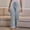 Gray, variant on Idoravan Women's Plus Size Pants Womens Fashion Summer Solid Casual Pocket Elastic Waist Long Pants