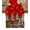 Green Red, variant on Red Christmas Tree Table Runner 36 Inches, Winter Watercolor Gold Snowflakes Bed Runner Dresser Scarves Tabletop for Indoor Outdoor Parties/Ceremony/Banquet, 13"x 36"
