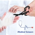 thumbnail image 3 of Tijeras médicas para supervivencia, tijeras de rescate médico paramédico, gasa para traumatismos, tijeras tácticas de primeros auxilios, tijeras para traumatismos, rescate de supervivencia, 3 of 5