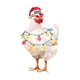thumbnail image 1 of Adornos navideños colgantes de acrílico 2D con flores artificiales: decoración festiva para las fiestas, decoraciones otoñales para el hogar, plantas artificiales, decoraciones otoñales, regalos de cu, 1 of 2