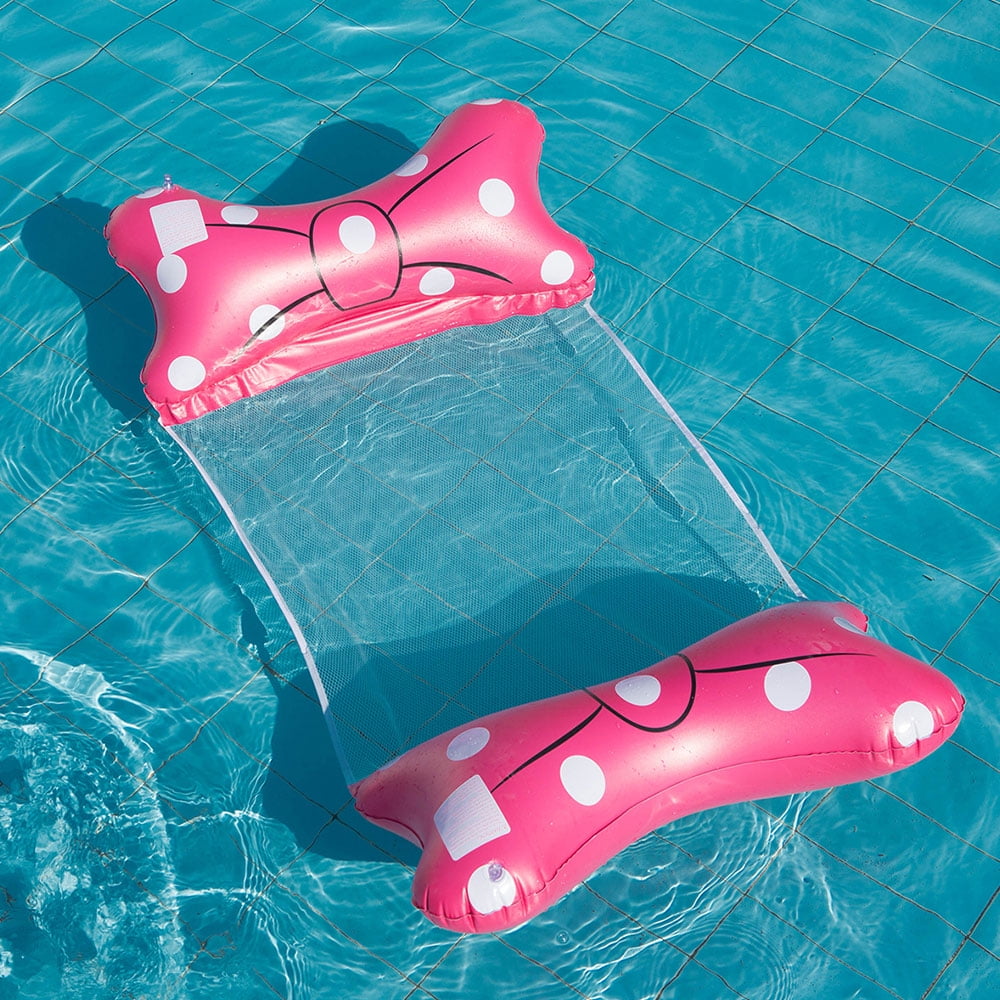 Pool Float 74" x 28" 18 Pockets Pink Lounge #B019ULEIGG Lake Mat Raft Relax 