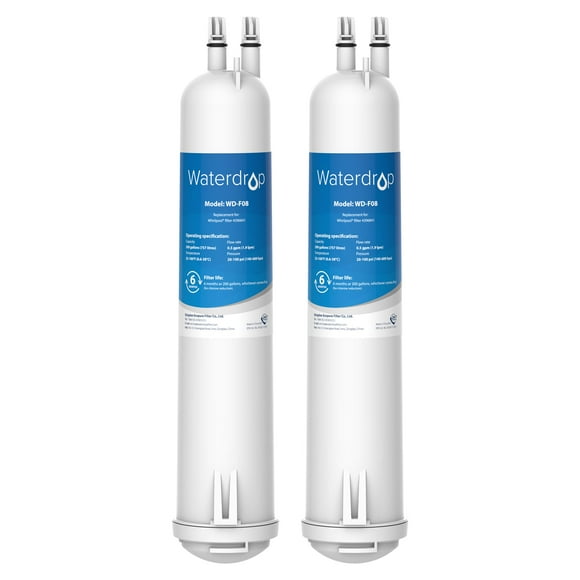Waterdrop WD-F08 Replacement for 4396841 Everydrop Filter 3 EDR3RXD1 4396710 Kenmore 46-9083 46-9030 Refrigerator Water Filter 2 Filters