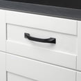 thumbnail image 3 of GlideRite 3-3/4 in. (96mm) Center-Center Twisted Cabinet Bar Pull, Matte Black - 4841-96-MB, 5 Pack, 3 of 3