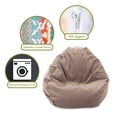 thumbnail image 6 of Majestic Home Goods Decorative Villa Pearl Small Classic Bean Bag, 6 of 6