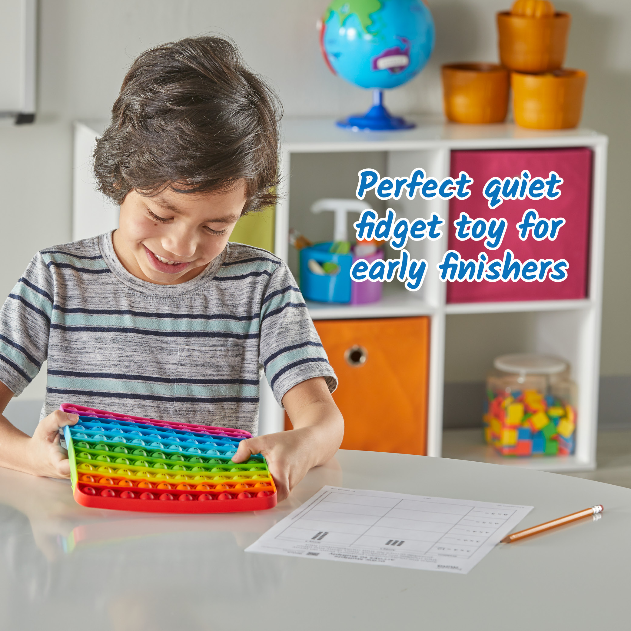 hand2mind Sensory Bubble Popper Hundred Board Math Toy photo 5