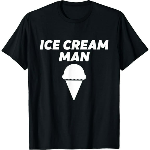 Exquisite and comfortable-Ice Cream Man Costume Vanilla Soft Serve Ice Cream Outfit T-Shirt