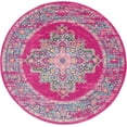 thumbnail image 3 of Nourison Passion Bohemian Fuchsia 4' x ROUND Area Rug, (4 Round), 3 of 8